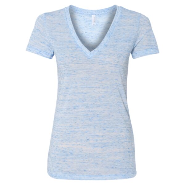 BELLA + CANVAS Ladies Deep V-Neck Jersey Tee Thumbnail